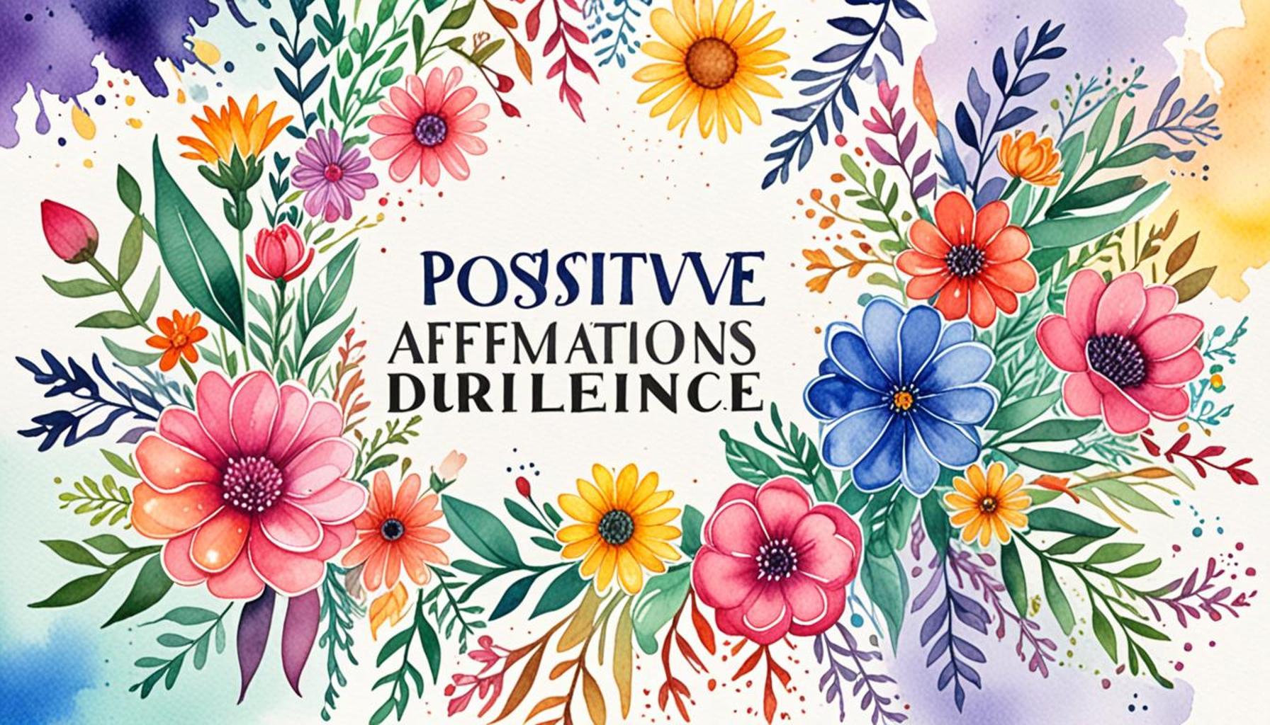 Positive Affirmations to Strengthen Resilience in Times of Adversity